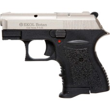 Пістолет стартовий EKOL БОТАН кал. 9 мм. Колір - білий сатин/чорний