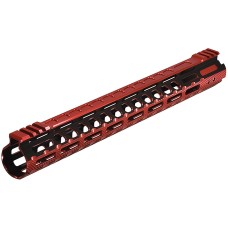 Цівка Leapers UTG PRO Ultra Slim15" для AR15. M-LOK. Black/Red