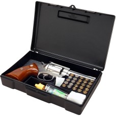 Кейс MTM Handgun Storage Box 804 для пістолета/револьвера з відсіком під патрони (24,9x16,0x5,1 см)