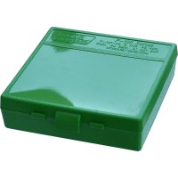 Коробка для патронів MTM кал. 45 ACP: 10мм Auto: 40 S&W. Кількість - 100 шт. Колір - зелений