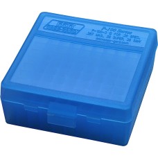 Коробка для патронів MTM кал. 7,62x25: 5,7x28: 357 Mag. Кількість - 100 шт. Колір - блакитний