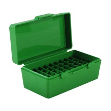 Коробка для патронів MTM кал. 7,62x25: 5,7x28: 357 Mag. Кількість - 50 шт. Колір - зелений