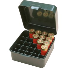 Коробка MTM Dual Gauge Shotshell Case 3.5 на 25 патронов кал. 12/89. Цвет – зеленый