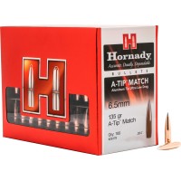 Пуля Hornady A-TIP Match кал. 6.5 мм масса 135 гр (8.8 г) 100 шт