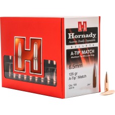 Куля Hornady A-TIP Match кал. 6.5 мм маса 135 гр (8.8 г) 100 шт