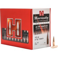 Пуля Hornady A-TIP Match кал. 6.5 мм масса 153 гр (9.9 г) 100 шт