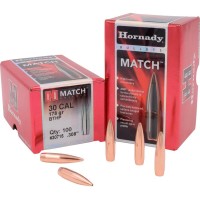 Пуля Hornady BTHP Match кал .30 масса 178 гр (11.5 г) 100 шт