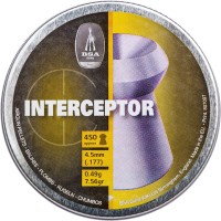 Кулі пневматичні BSA Interceptor. Кал. 4.5 мм. вага - 0.49 г. 450 шт/уп