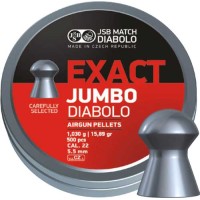 Пули пневматические JSB Diabolo Exact Jumbo. Кал. 5.52 мм. Вес - 1.03 г. 500 шт/уп