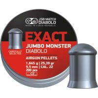 Кулі пневматичні JSB Diabolo Exact Jumbo Monster. Кал. 5.52 мм. Вага - 1.64 г. 200 шт/уп