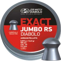 Пули пневматические JSB Diabolo Exact Jumbo RS. Кал. 5.52 мм. Вес - 0.87 г. 500 шт/уп