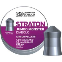 Пули пневматические JSB Diabolo Straton Jumbo Monster. Кал. 5.51 мм. Вес - 1.64 г. 200 шт/уп