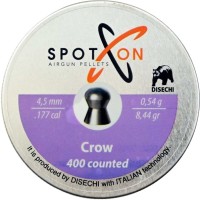 Кулі пневматичні Spoton Crow кал. 4,5 мм. Вага - 0,54 г. 400 шт/уп