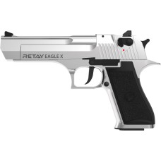 Пистолет стартовый Retay Eagle X кал. 9 мм. Цвет - chrome.