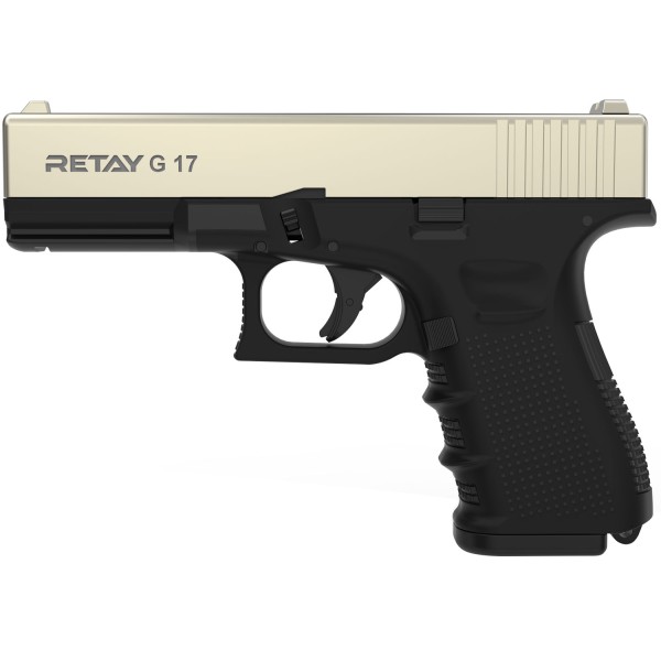 Пістолет стартовий Retay G17 кал. 9 мм. Колір - satin. (1474-10012)