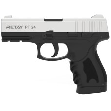 Пістолет стартовий Retay PT24 кал. 9 мм. Колір - chrome.