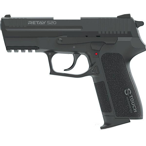 Пистолет стартовый Retay S20 кал. 9 мм. Цвет - black. (1474-10080)