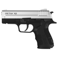Пистолет стартовый Retay X1 кал. 9 мм. Цвет - chrome.