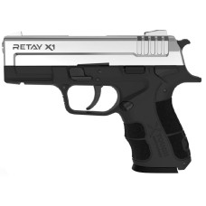 Пистолет стартовый Retay X1 кал. 9 мм. Цвет - nickel.