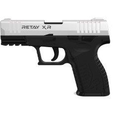 Пистолет стартовый Retay XR кал. 9 мм. Цвет - chrome.