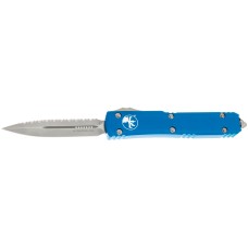 Нож Microtech Ultratech Double Edge Stonewash FS Blue