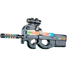Автомат світло-звуковий ZIPP Toys FN P90. Колір - чорний